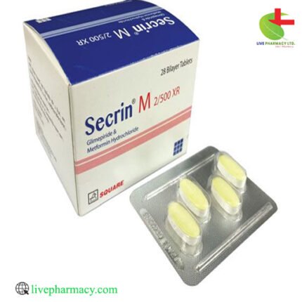 Secrin M Tablet: Comprehensive Diabetes Manag. | Live Pharmacy