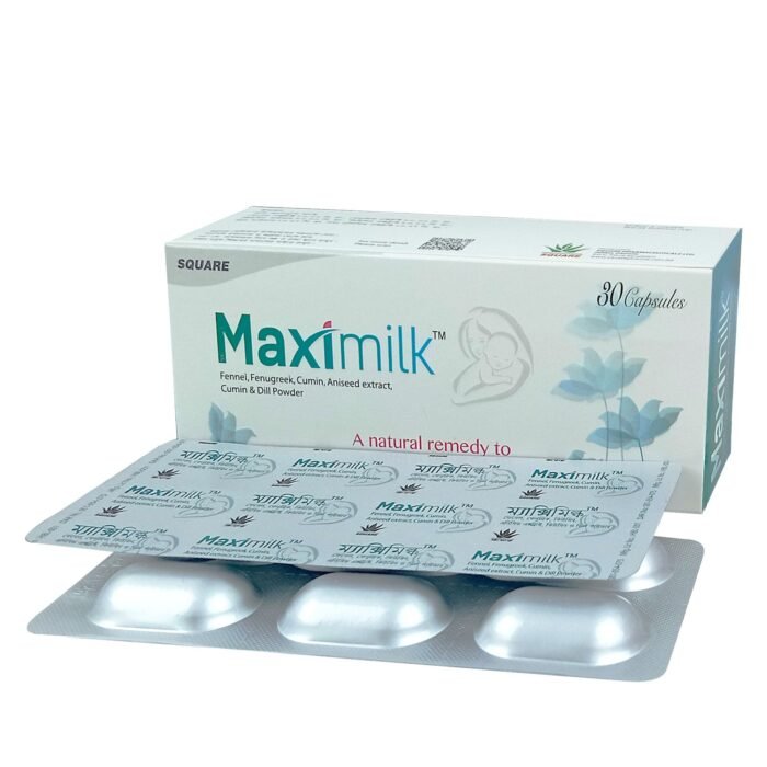 Maximilk: Herbal Capsules for Enhanced Breast Milk Production | Live Pharmacy - Square Pharmaceuticals PLC
