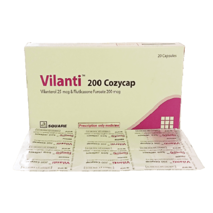 Vilanti 200 Cozycap: COPD & Asthma Inhalation Capsule | Live Pharmacy