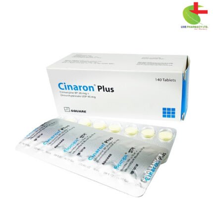 Cinaron Plus: Comprehensive Relief for Circulatory and Balance Disorders | Live Pharmacy