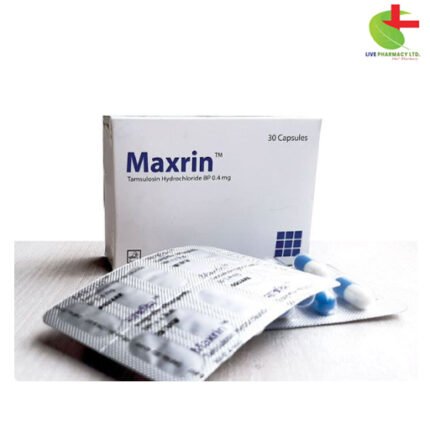 Maxrin 0.4 - Effective Relief for Benign Prostatic Hyperplasia (BPH) Symptoms | Live Pharmacy