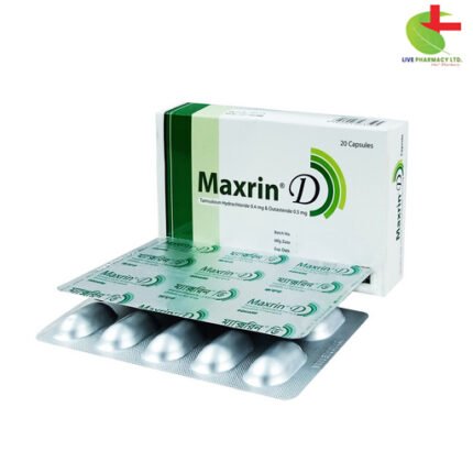Maxrin D: Effective Treatment for Benign Prostatic Hyperplasia (BPH) - Live Pharmacy