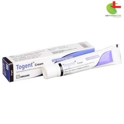 Togent 10gm Cream: Relief for Insect Bites, Burns, and Skin Irritations | Live Pharmacy