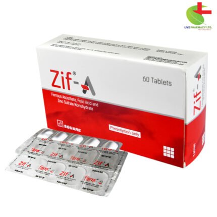 Zif-A: Comprehensive Iron, Folic Acid & Zinc Supplement | Live Pharmacy