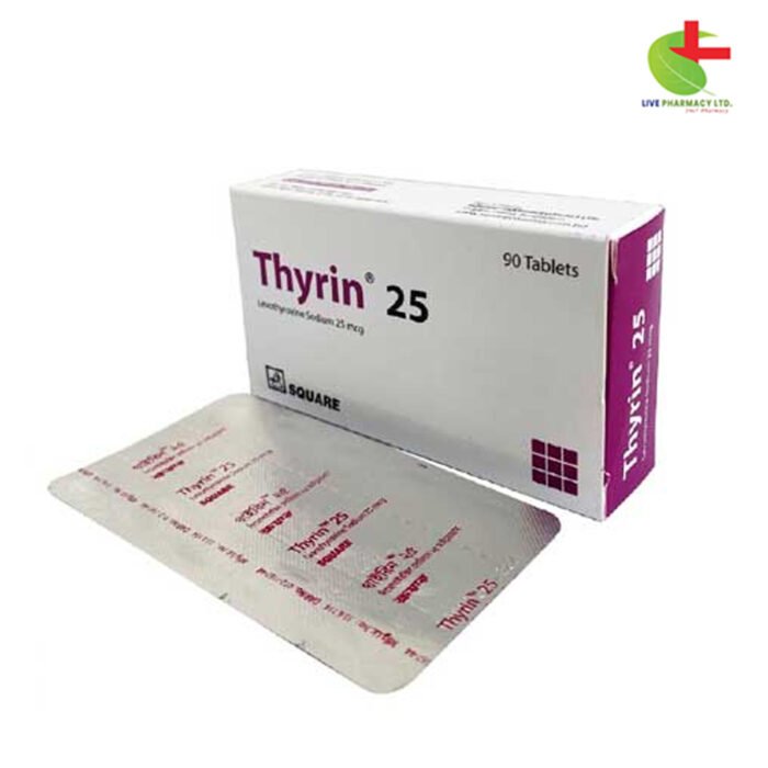 Thyrin: Levothyroxine Tablets for Hypothyroidism Treatment | Live Pharmacy