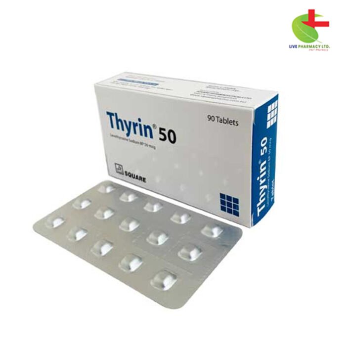 Thyrin: Levothyroxine Tablets for Hypothyroidism Treatment | Live Pharmacy