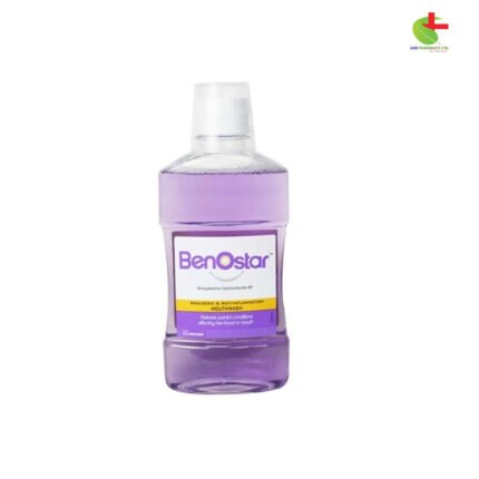 Benostar Mouthwash: Relieve Sore Throat & Oral Discomfort - Live Pharmacy