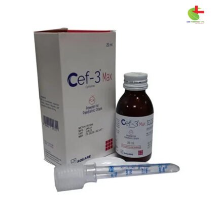 Cef-3 Max 20ml Drop - Effective Cephalosporin Antibiotic - Live Pharmacy