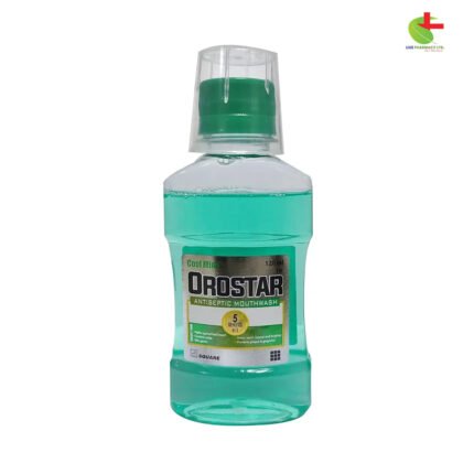 Orostar Cool Mint: Antiseptic Mouthwash for | Live Pharmacy