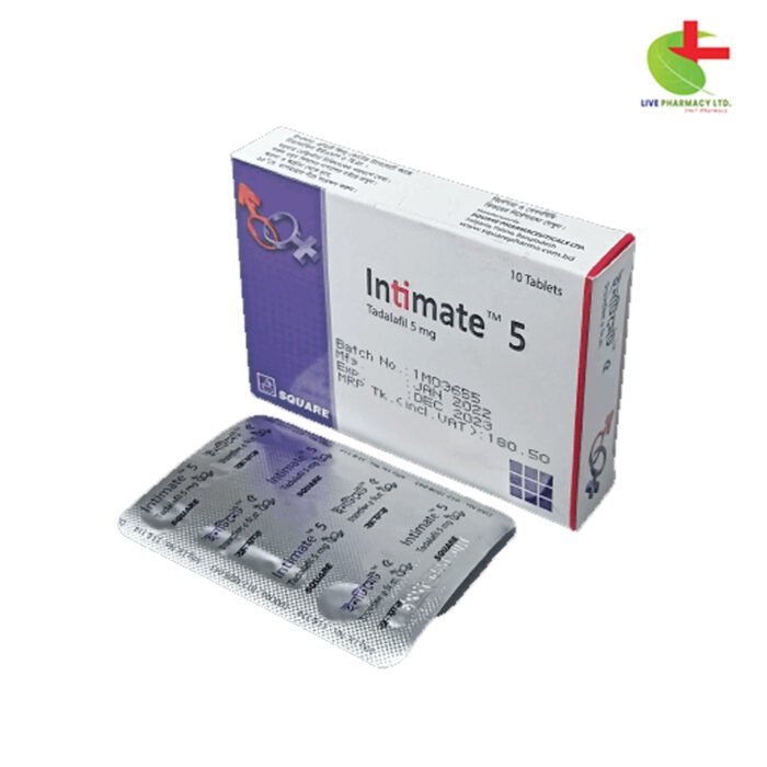 Intimate: (Tadalafil) for ED & BPH | Live Pharmacy