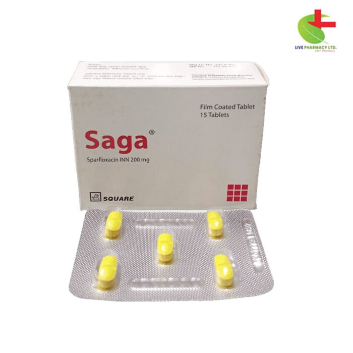 Saga (Sparfloxacin): Uses, Dosage, Side Effects | Live Pharmacy