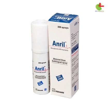 Buy Anril Spray by Square Pharmaceuticals PLC for Angina Relief - Live Pharmacy