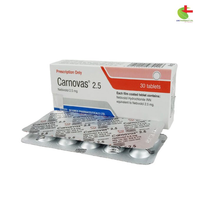 Carnovas | Nebivolol for Hypertension & Chronic Heart Failure | Live Pharmacy