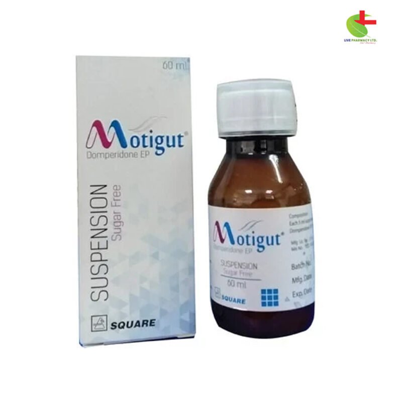 Motigut Oral Suspension: Relief for Dyspeptic Symptoms | Live Pharmacy