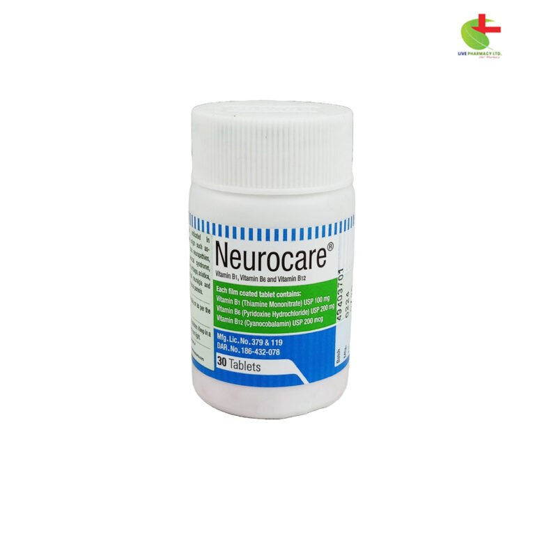 Neurocare Tablets for Vitamin B1, B6 & B12 Deficiencies | Live Pharmacy