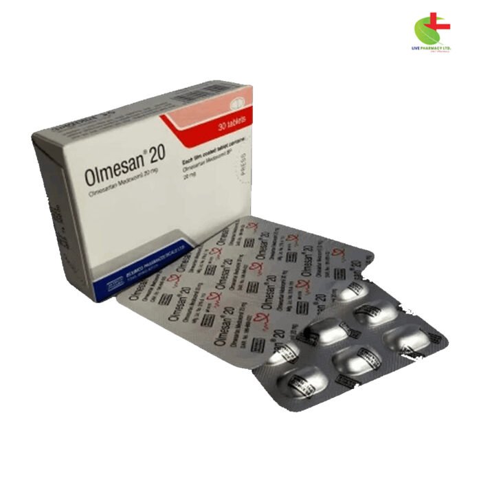 Olmesan 20 mg - Effective Hypertension Management | Live Pharmacy