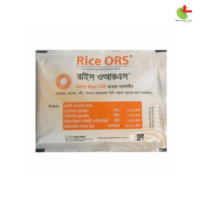 Rice ORS Saline: Oral Electrolyte Solution | Live Pharmacy