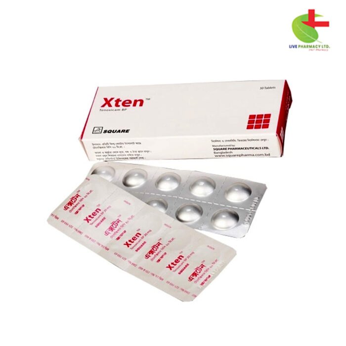 Xten (Tenoxicam): Uses, Dosage, Side Effects | Live Pharmacy