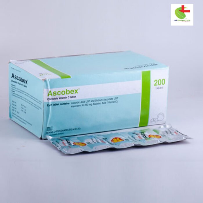 Ascobex (Ascorbic Acid) - Vitamin C Supplement for Scurvy, Immune Support & More | Live Pharmacy