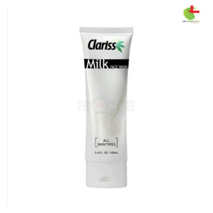 Clariss Face Wash Milk 100ml | Revitalizing Cleanser | Live Pharmacy