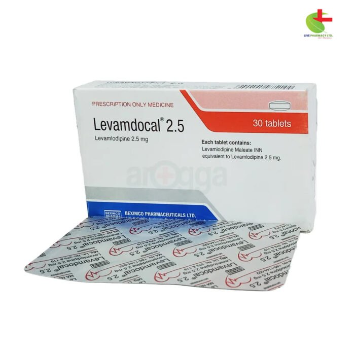 Levamdocal | Effective Calcium Channel Blocker for Hypertension | Live Pharmacy