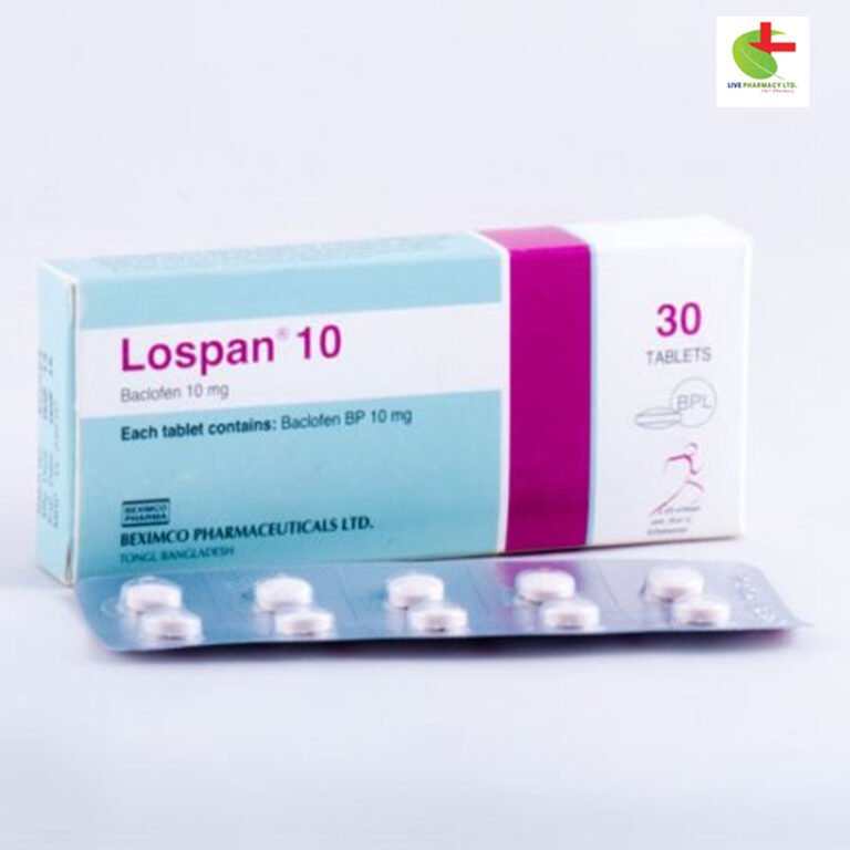 Lospan: Tailored Muscle Relaxant for Spasticity and Pain | Live Pharmacy