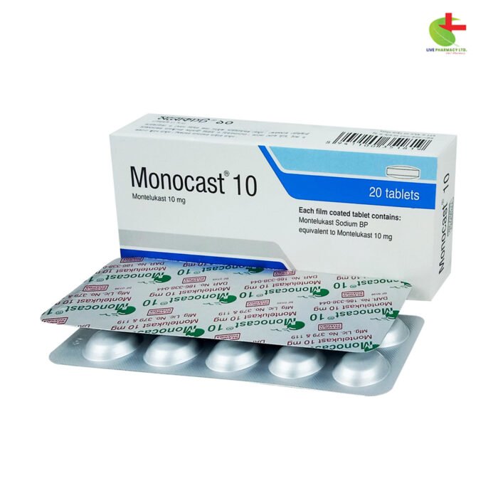 Monocast - Effective Treatment for Asthma, EIB, and Allergic Rhinitis | Live Pharmacy