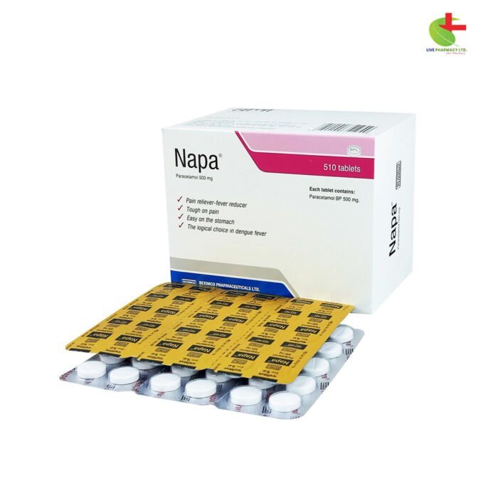 Napa: Trusted Paracetamol for Pain and Fever | Live Pharmacy