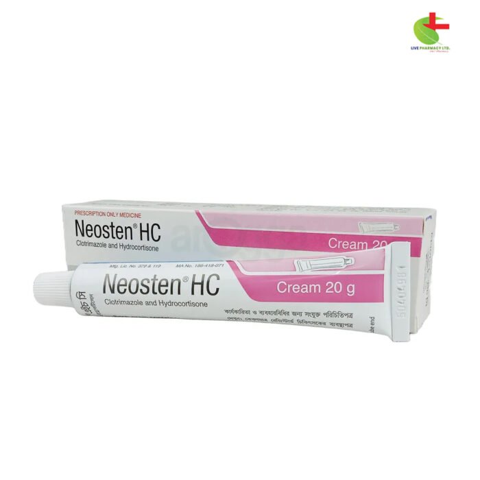 Neosten HC: Antifungal and Anti-inflammatory Cream for Skin Infections | Live Pharmacy