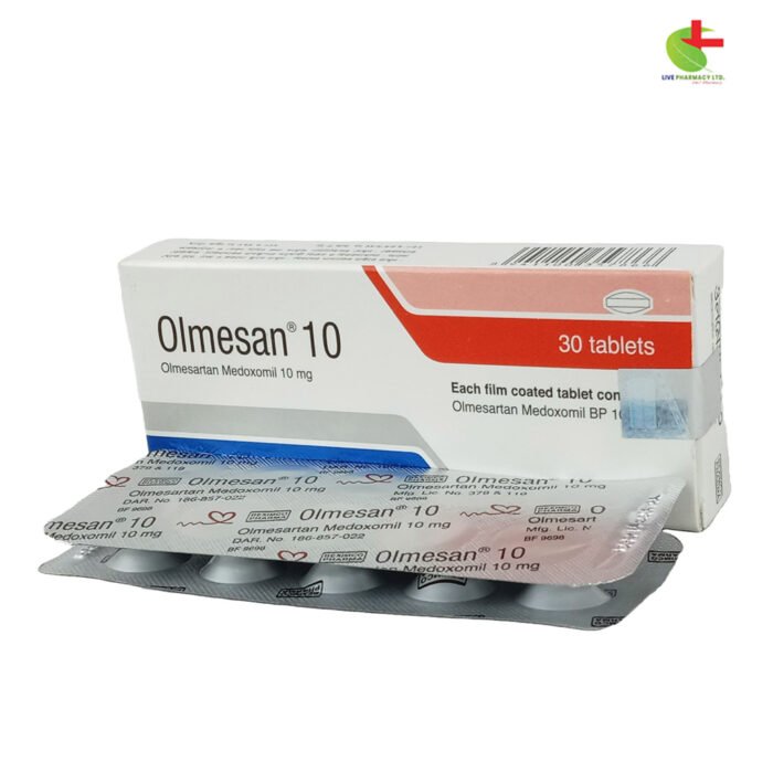 Olmesan 10 - Effective Hypertension Management | Live Pharmacy