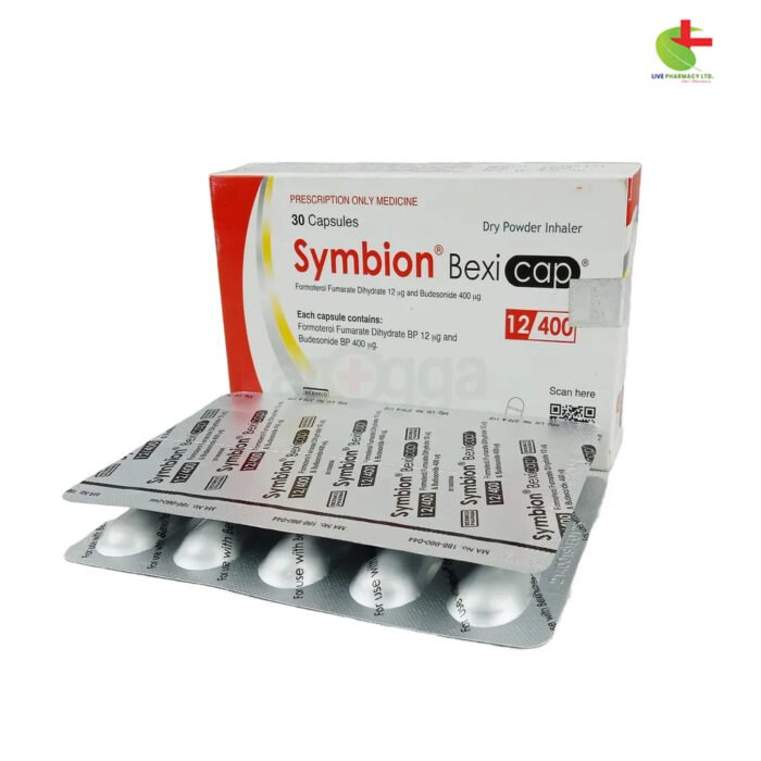 Symbion 12/400 Bexicap - Asthma & COPD Inhalation Capsules | Live Pharmacy