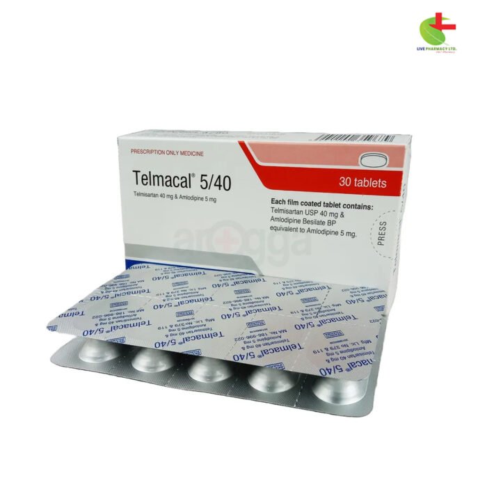 Telmacal 5/40: Dual-Action Medication for Blood Pressure Reduction