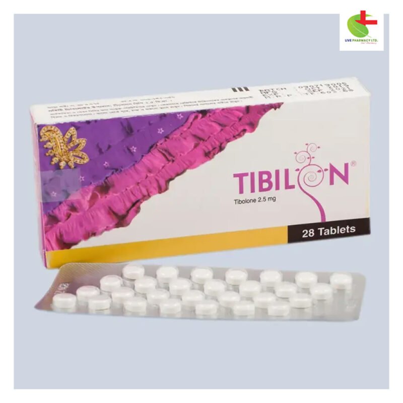 Tibilon | Manage Menopausal Symptoms & Prevent Osteoporosis | Live Pharmacy