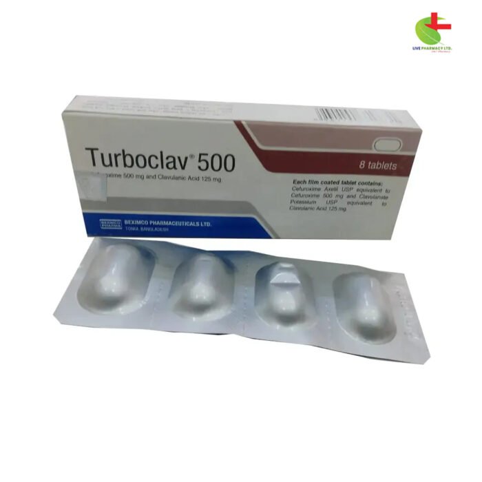 Turboclav 500: Broad-Spectrum Antibiotic for Various Infections | Live Pharmacy