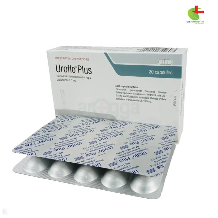 Uroflo Plus: Comprehensive BPH Care with Tamsulosin & Dutasteride | Live Pharmacy