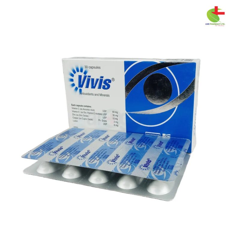 Vivis – Advanced Antioxidant Supplement for Age-Related Eye Health | Live Pharmacy