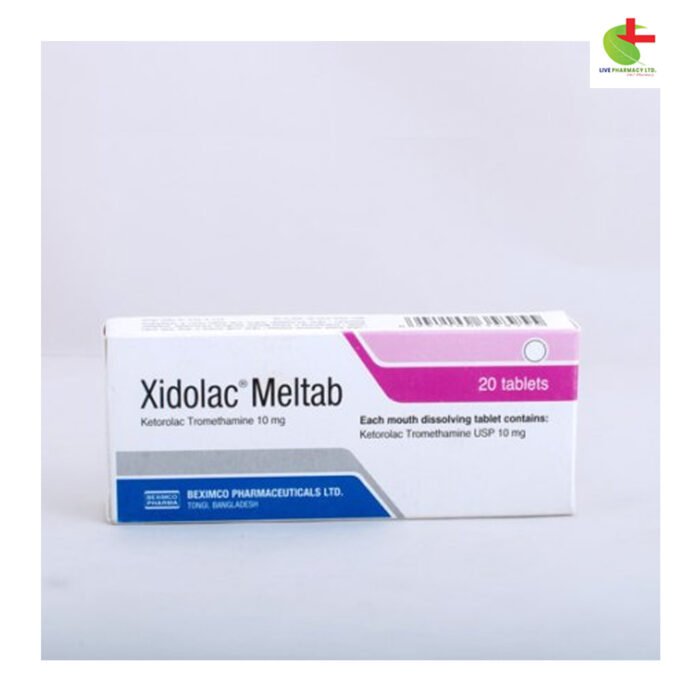 Xidolac Meltab | Pain Relief & Inflammation Management | Live Pharmacy