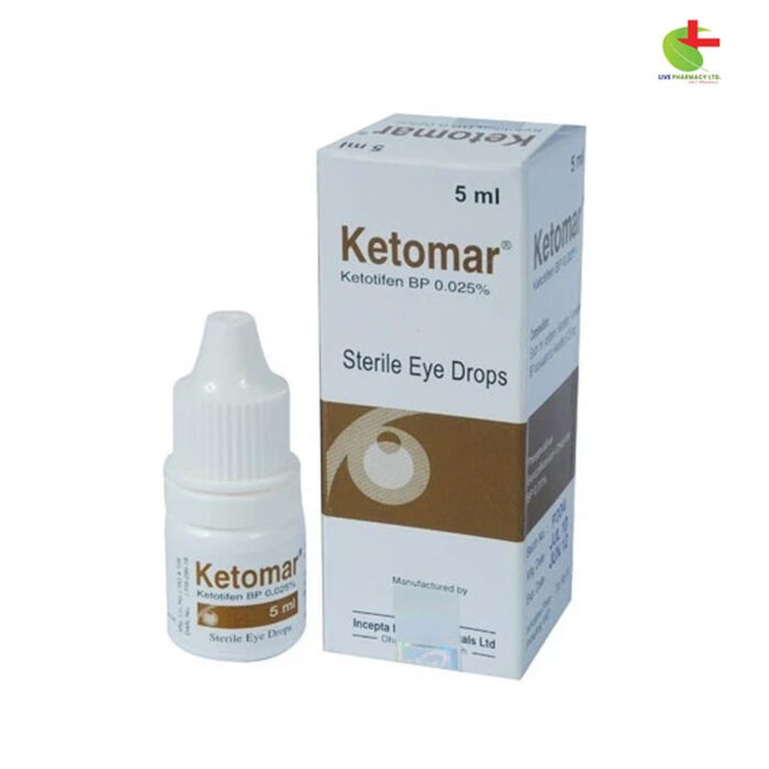 Ketomar Eye Drops | Allergy Relief for Red, Itchy Eyes