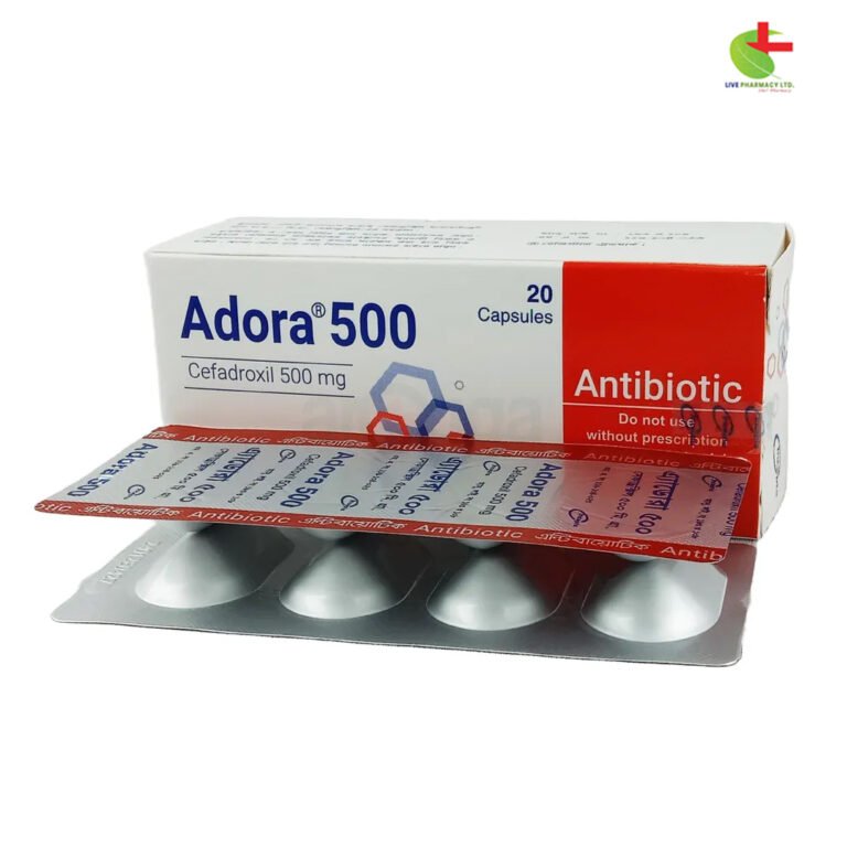 Adora 500 - Effective Treatment for Respiratory, Urinary Tract & Skin Infections | Live Pharmacy