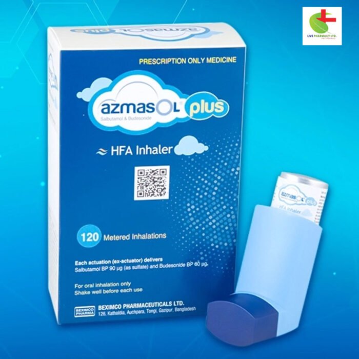 Azmasol Plus (90 mcg+80 mcg) | Asthma Treatment Inhaler