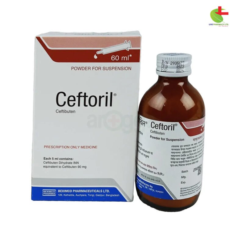 Ceftoril by Beximco: Proven Cephalosporin for Mild-to-Moderate Infections | Available at Live Pharmacy