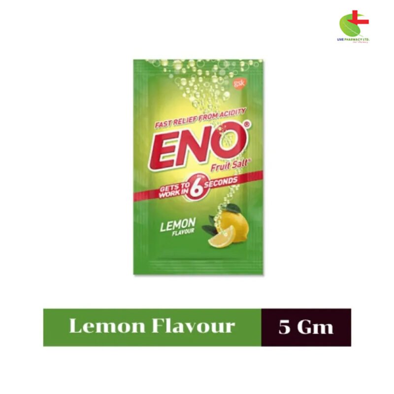 ENO Lemon Flavor Powder | Fast Relief for Digestive Issues | Live Pharmacy