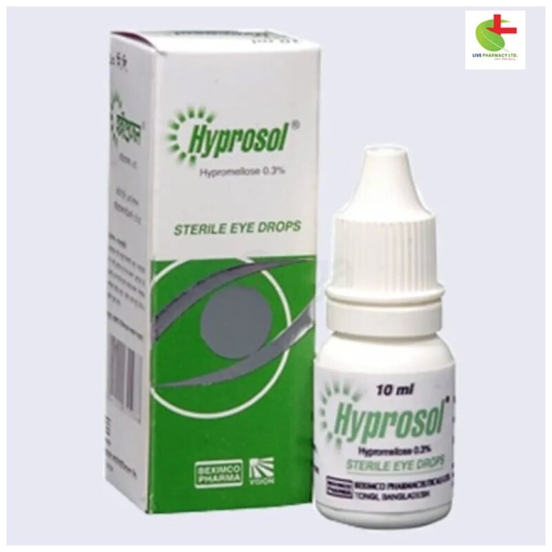 Hyprosol Eye Drop | Effective Tear Deficiency Solution | Live Pharmacy