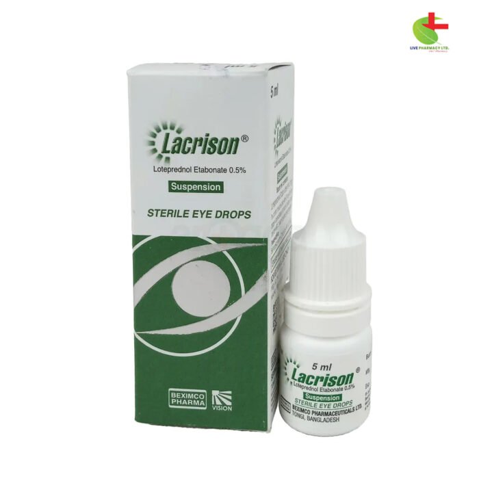 Lacrison Eye Drops - Steroid-Responsive Treatment by Beximco | Available at Live Pharmacy