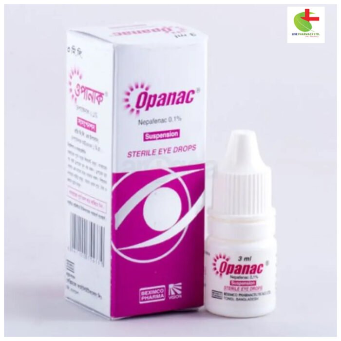 Opanac Eye Drops | Post-Operative Ocular Pain & Inflammation Relief | Live Pharmacy