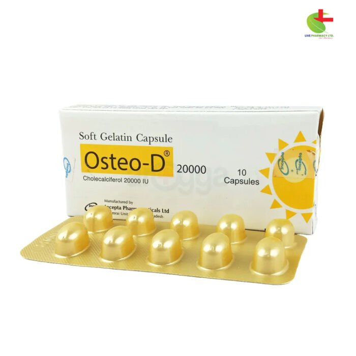 Osteo-D: Premium Vitamin D3 Supplement for Bone Health | Live Pharmacy