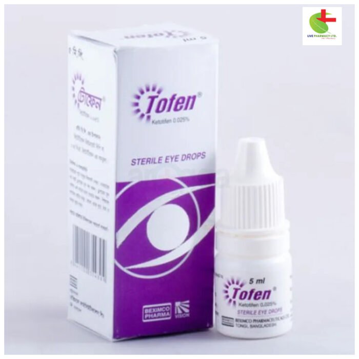 Tofen Eye Drops for Effective Relief from Allergic Conjunctivitis | Live Pharmacy