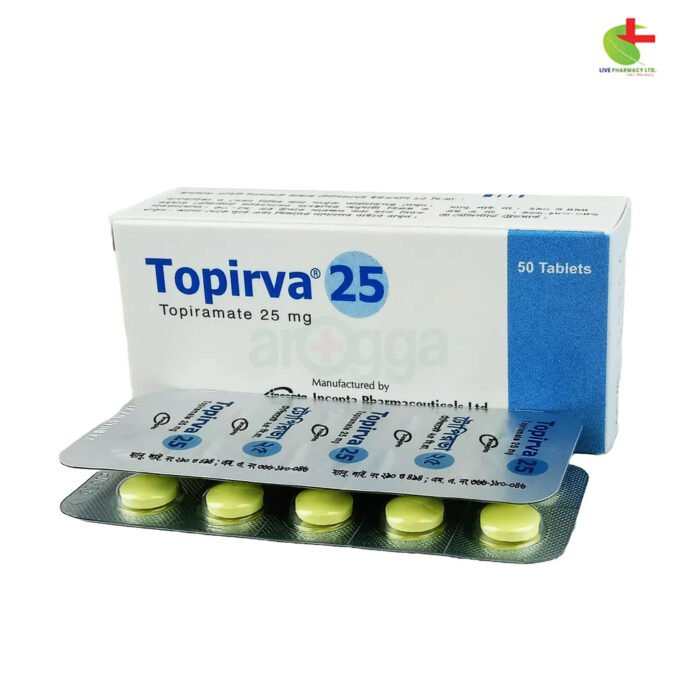 Topirva 25 mg Tablets by Incepta Pharmaceuticals Ltd