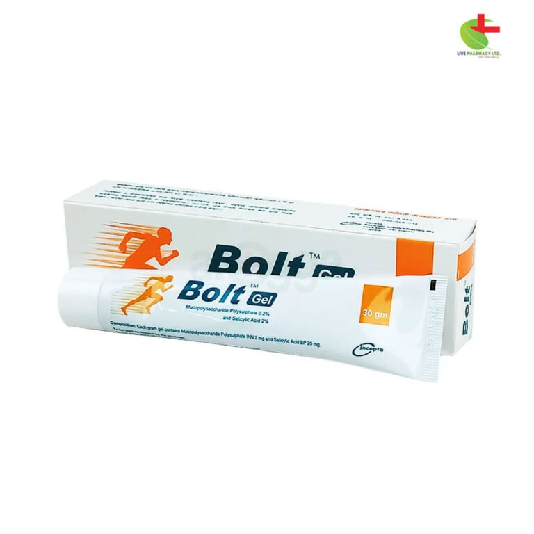 Bolt Gel - Fast Relief from Muscle Pain and Stiffness | Live Pharmacy