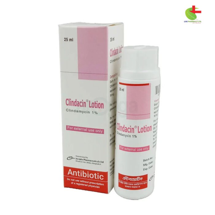 Clindacin Lotion - Acne Treatment & Skin Infection Solution | Live Pharmacy - Incepta Pharmaceuticals Ltd.